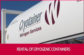 Verhuur cryogene containers